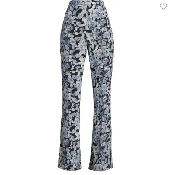 NWT NEW Cinq a Sept Claire Floral Pants - Size 8